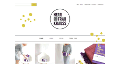 Desktop Screenshot of herrundfraukrauss.com
